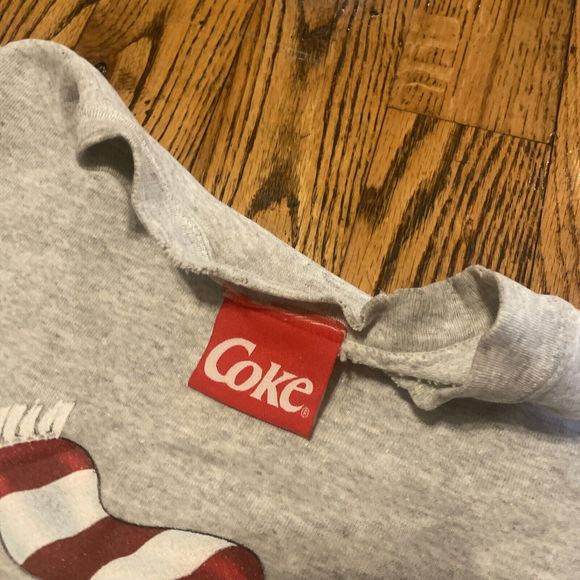 Vintage Coca Cola Polar Bear Crewneck Sweatshirt Mens M Womens XL - Picture 6 of 9